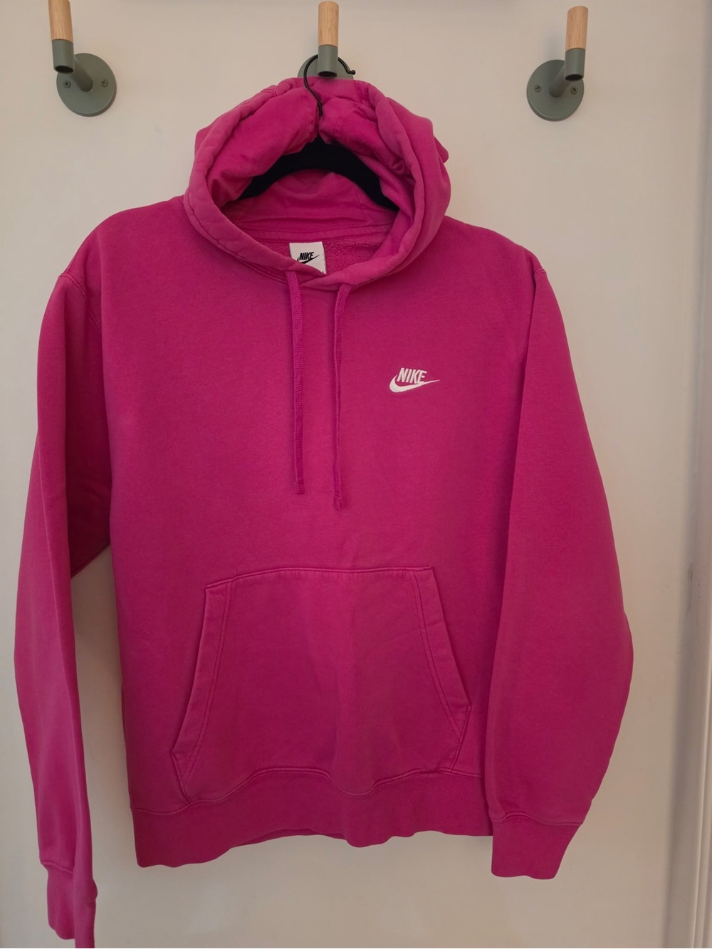 Nike Men’s Hot Pink Pullover Hoodie